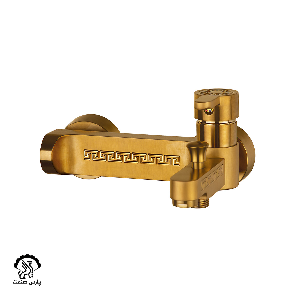lizen-bath-golden-matte-2 شیر حمام لیزن طلایی مات دوان - Image 1