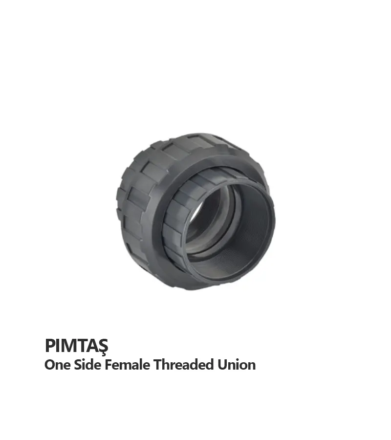 one-side-female-threaded-union-pimtas.webp مهره ماسوره یکسر دنده UPVC پیمتاش سایز 16 میلیمتر - Image 1