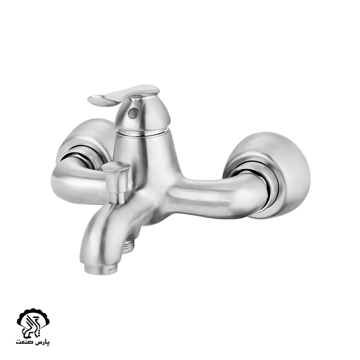 rameh-bath-chrome-matte شیر حمام رامه کروم مات دوان - Image 1