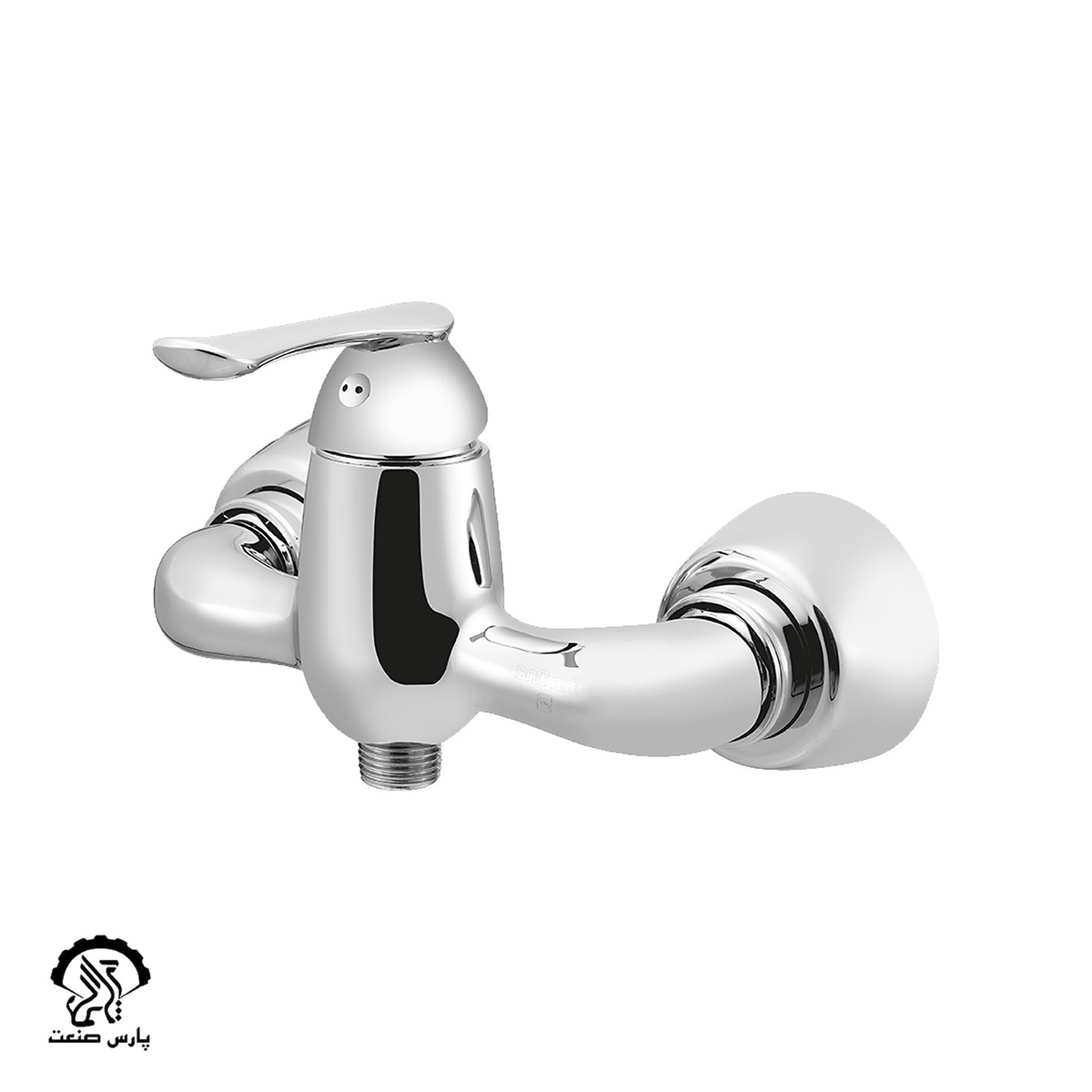 rameh-toilet-chrome شیر توالت رامه کروم دوان - Image 1