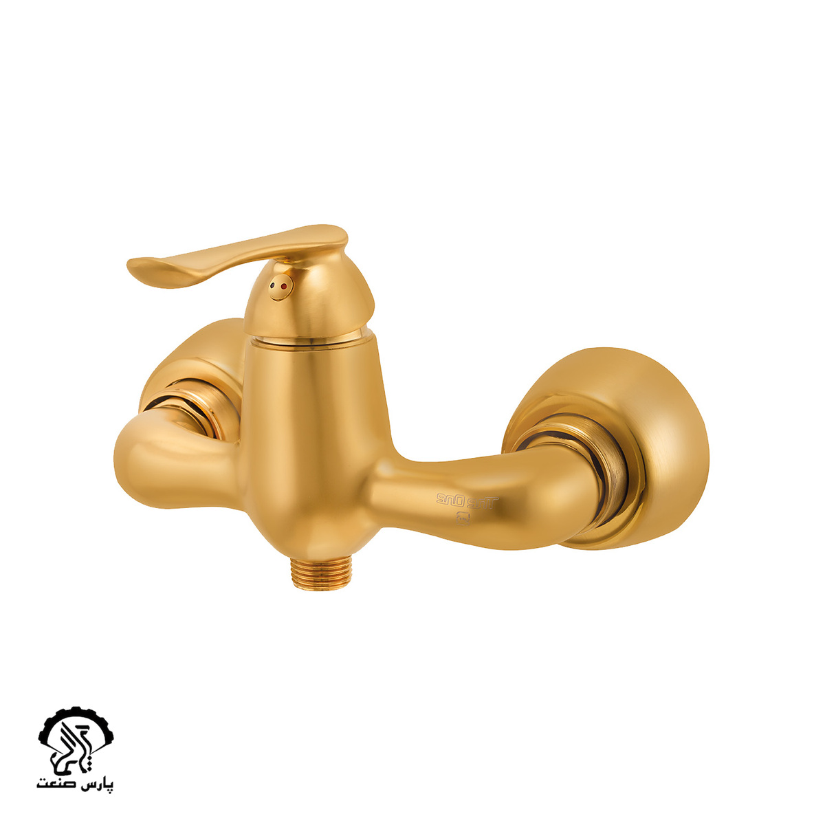 rameh-toilet-golden-matte شیر توالت رامه طلایی مات دوان - Image 1