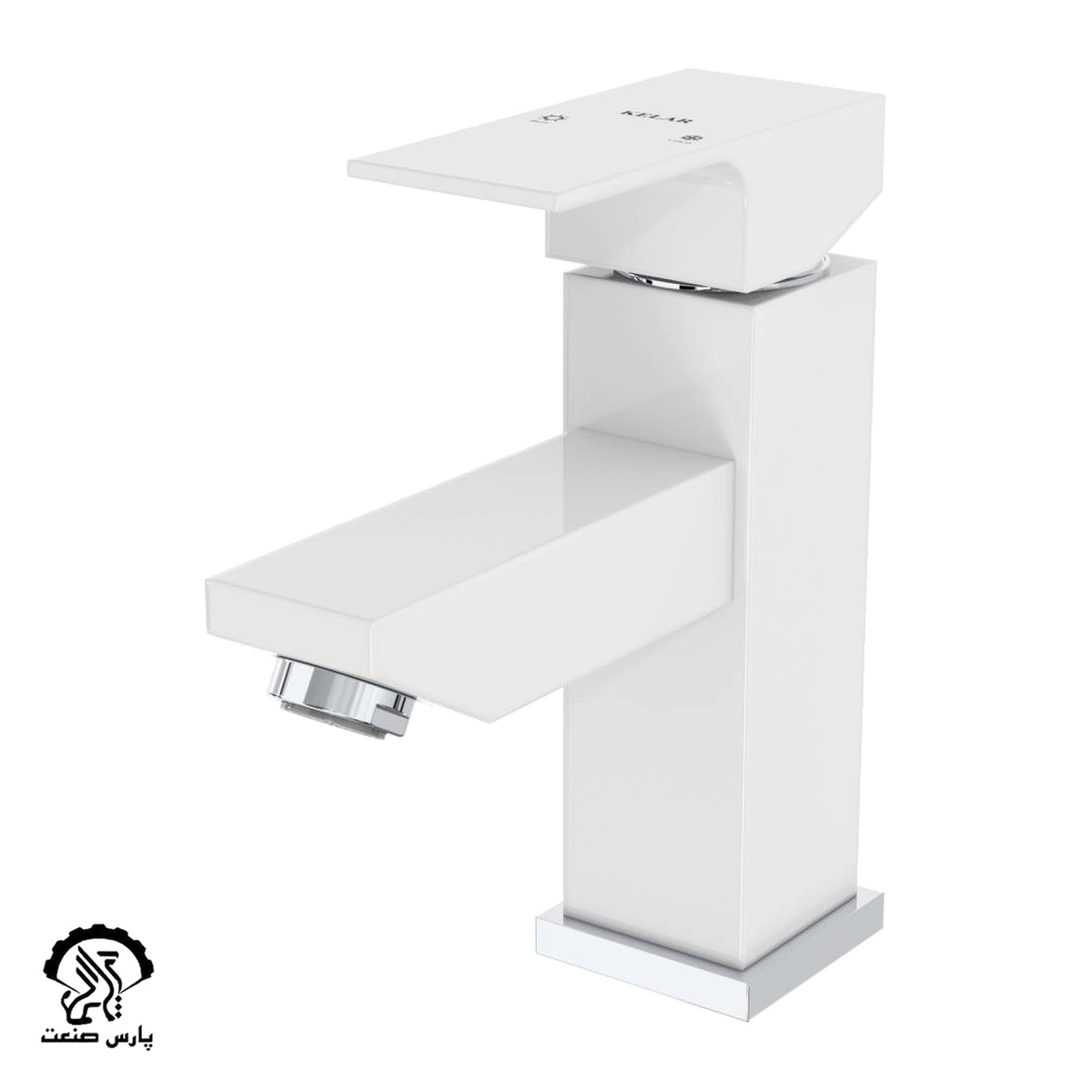 rooshooee-flat-CHROME-WHITE-uai-1032x1032-1 شیر روشویی فلت سفید کلار - Image 1