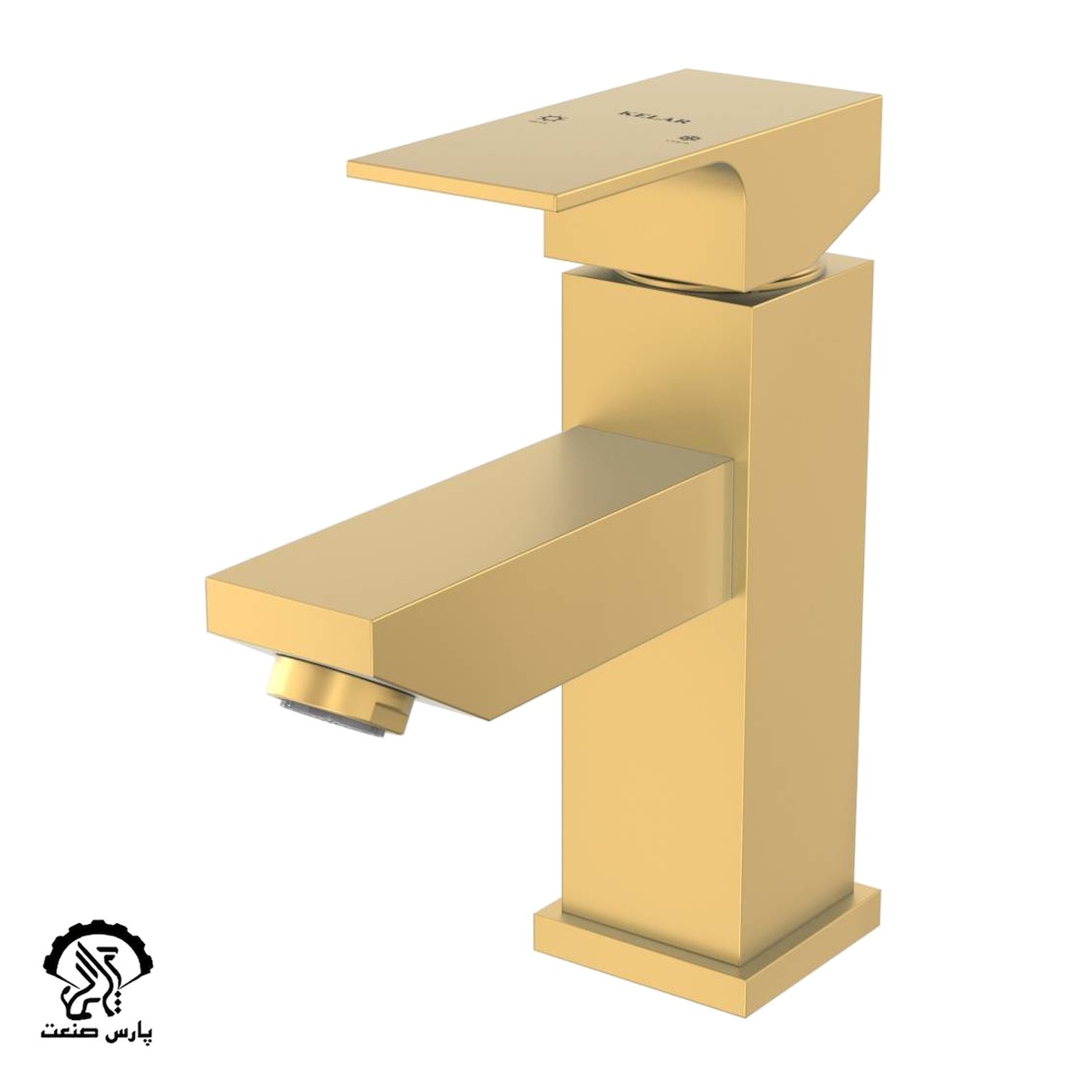 rooshooee-flat-GOLD-MATTE-uai-1032x1032-1 شیر روشویی فلت طلایی مات کلار - Image 1