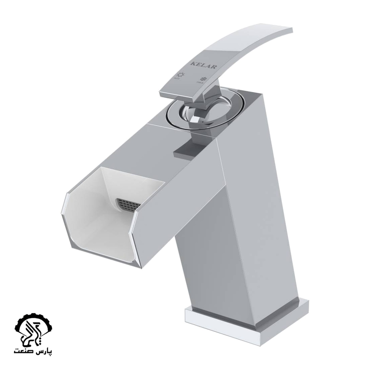rooshooee-sooper-flat-Abshari-CHROME-uai-1032x1032-1 شیر روشویی سوپر فلت آبشاری سفید کلار - Image 1