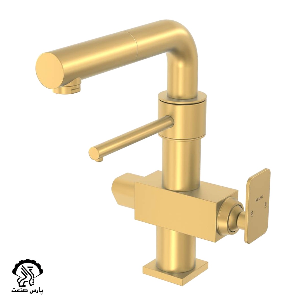 showeri-dokare-flat-99-GOLD-MATTE-uai-1032x1032-1 شیر ظرفشویی دوکاره شاوری فلت 99 طلایی مات کلار - Image 1