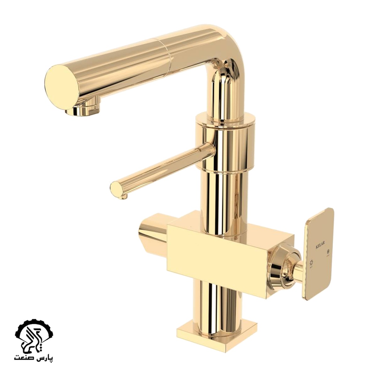 showeri-dokare-flat-99-GOLD-uai-1032x1032-1 شیر ظرفشویی دوکاره شاوری فلت 99 طلایی کلار - Image 1