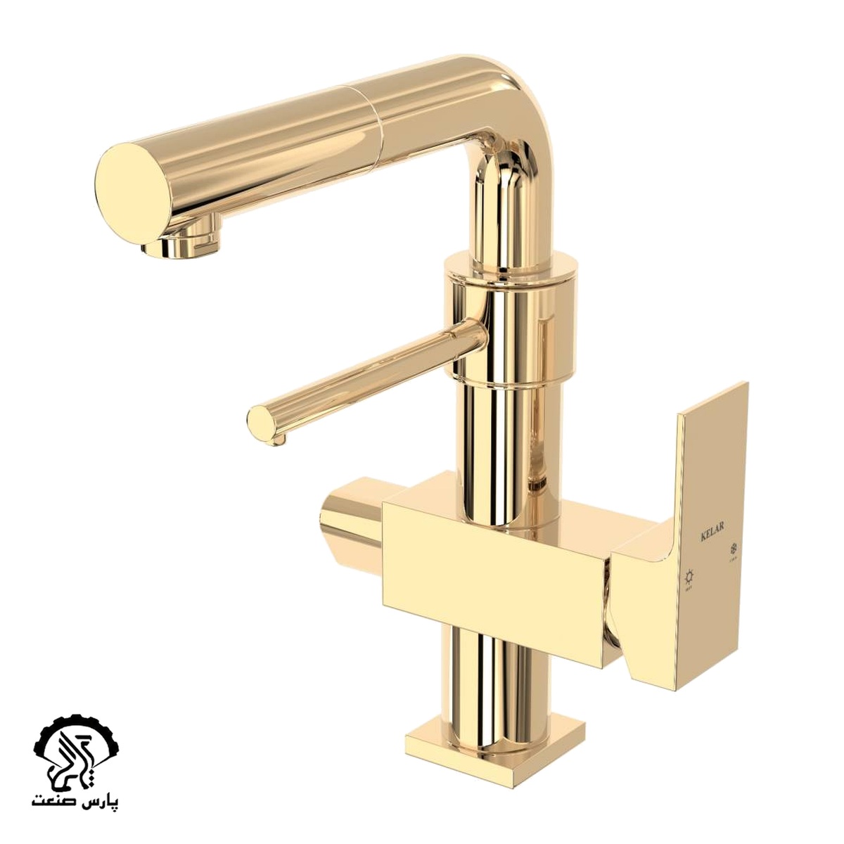 showeri-dokare-flat-GOLD-uai-1032x1032-1 شیر ظرفشویی شاوری دوکاره فلت طلایی کلار - Image 1