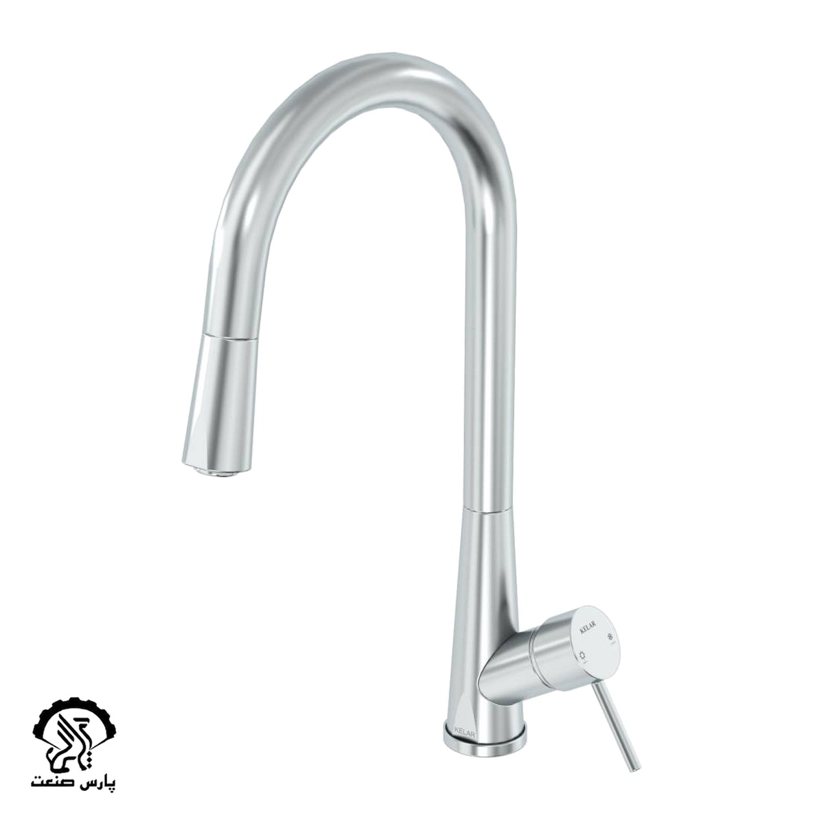 showeri-kelar-CHROME-MATTE-1-uai-1032x1032-1 شیر ظرفشویی شاوری رز matte کلار - Image 1