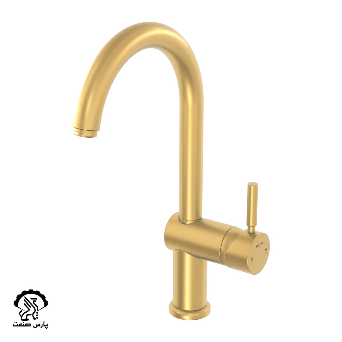 sink-Abshar-GOLD-MATTE-uai-1032x1032-1 شیر ظرفشویی آبشار طلایی مات کلار - Image 1