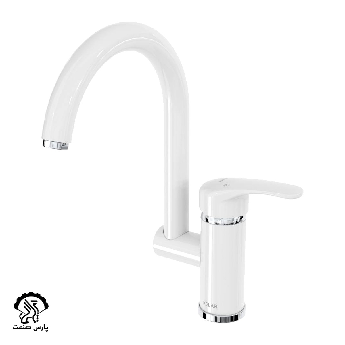 sink-ariya-CHROME-WHITE-uai-1032x1032-1 شیر ظرفشویی آریا سفید کلار - Image 1