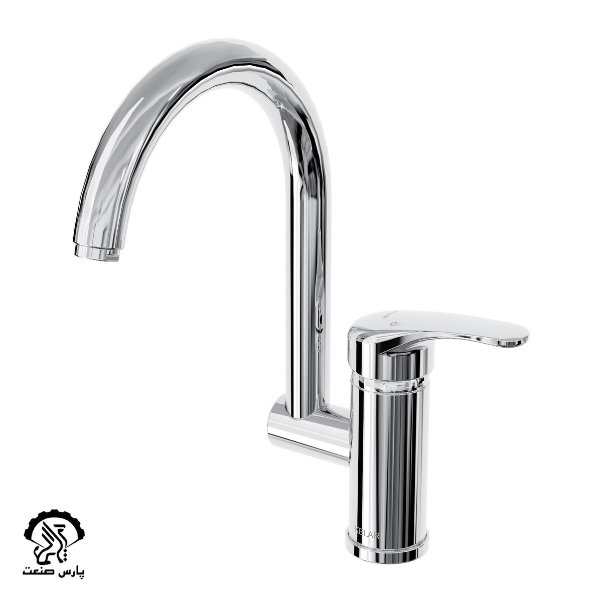 sink-ariya-CHROME شیر ظرفشویی آریا brown کلار - Image 1