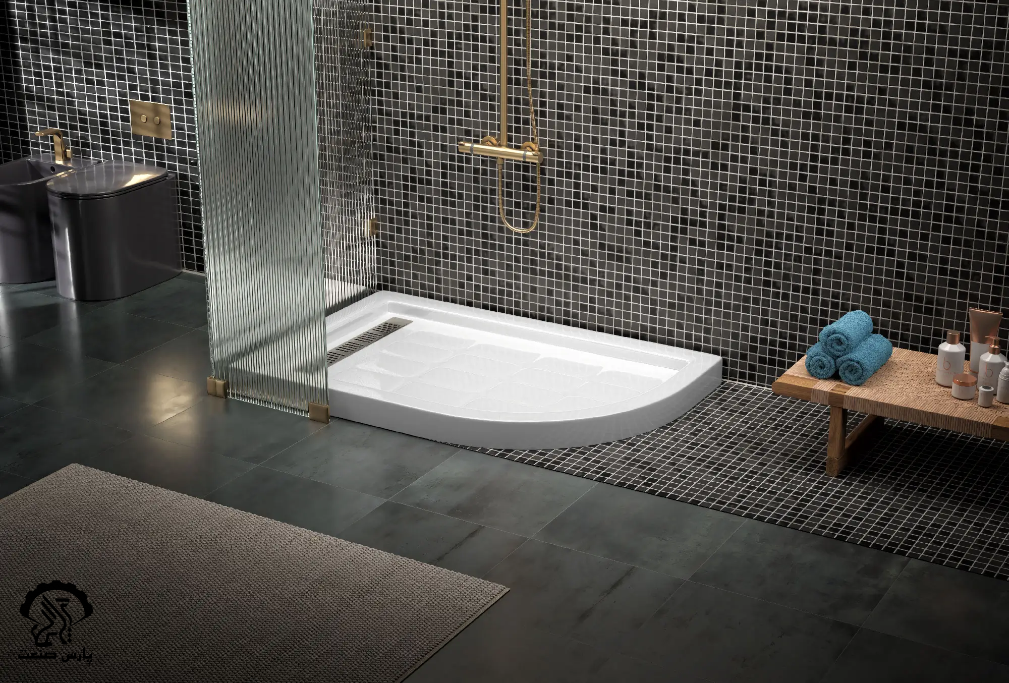 undershower-120x80-c-1 زیر دوشی باداب مدل 120x80c - Image 1