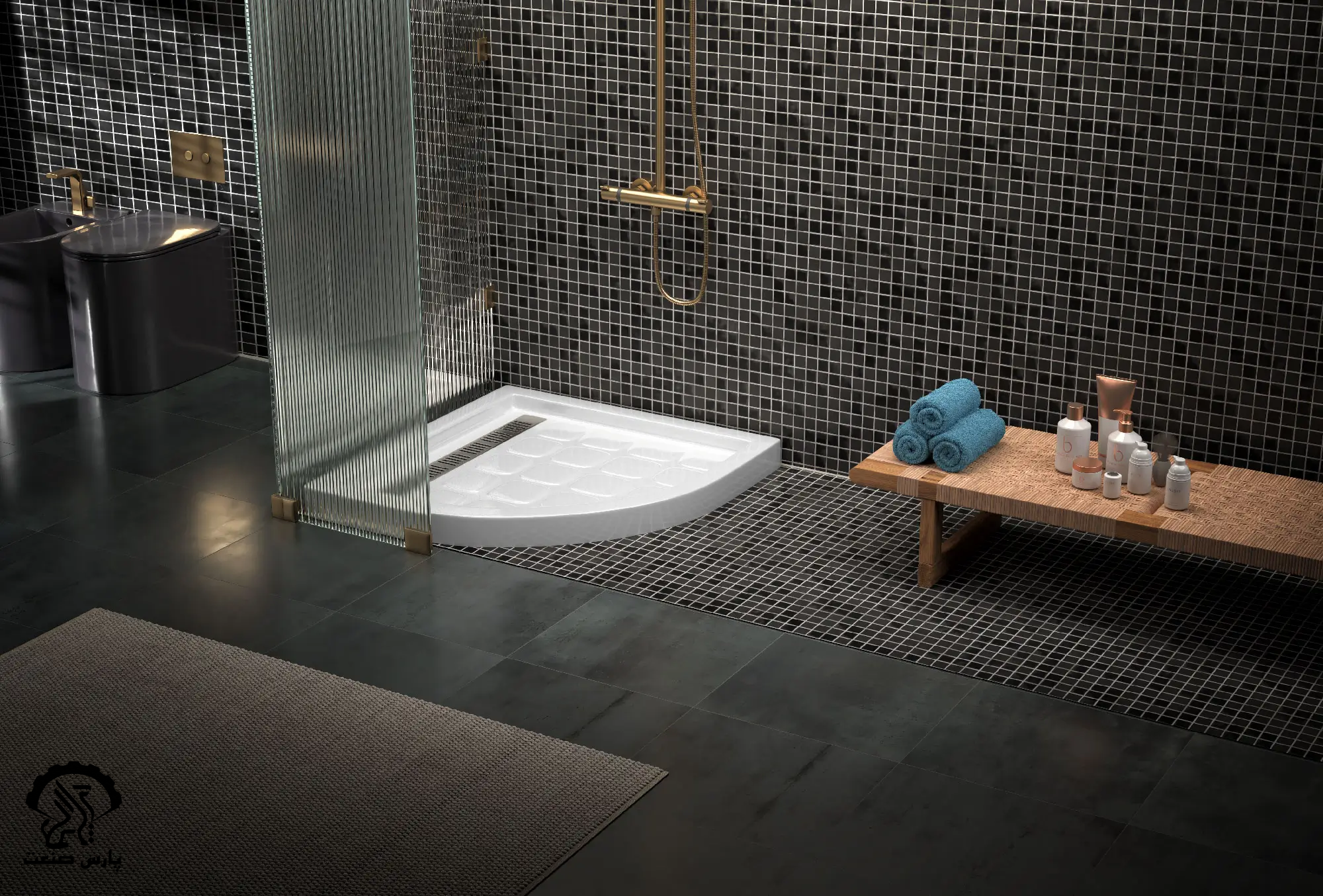 undershower-90x90-c-1 زیر دوشی باداب مدل 90x90c - Image 1
