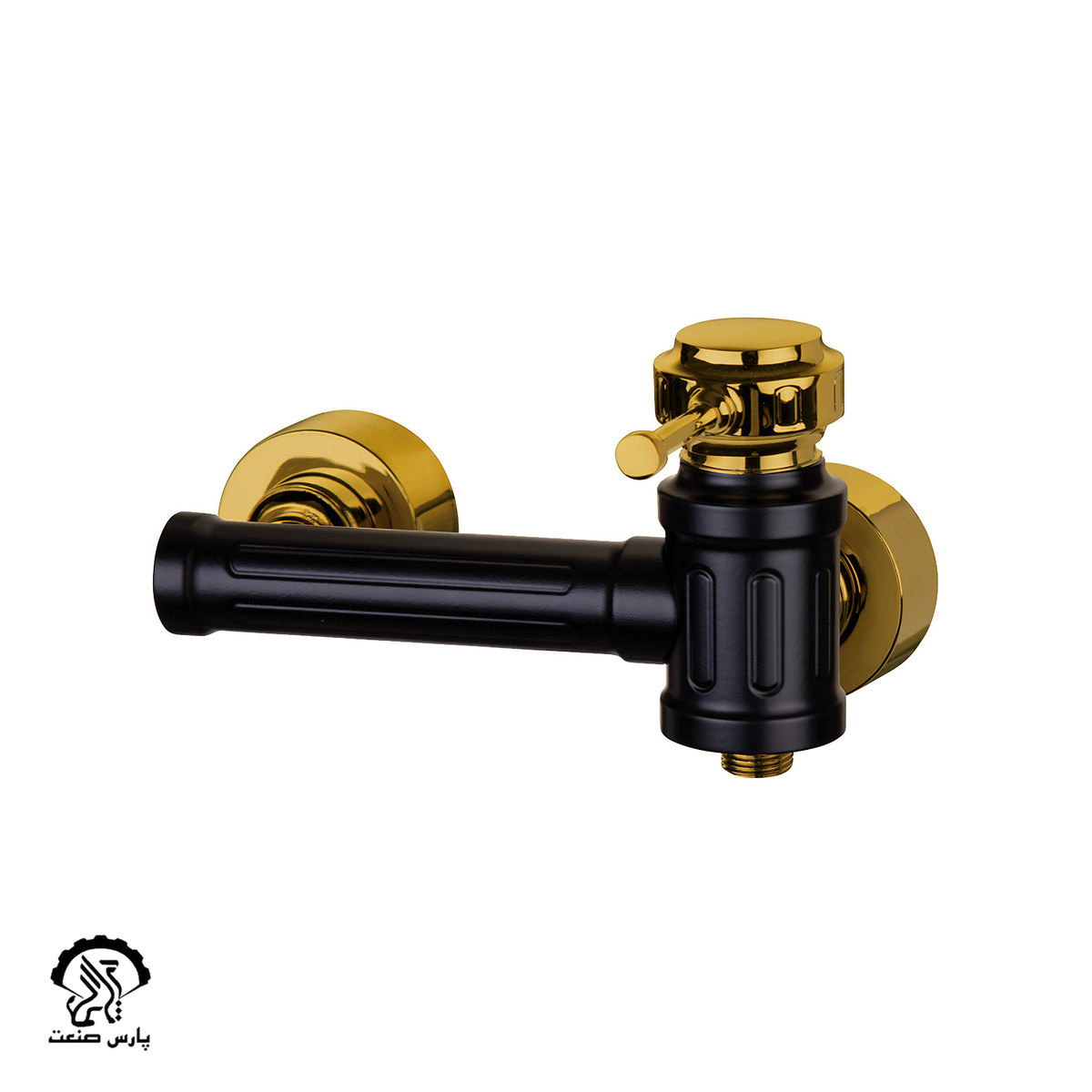 zelan-toilet-black-golden شیر توالت زلان مشکی طلایی دوان - Image 1